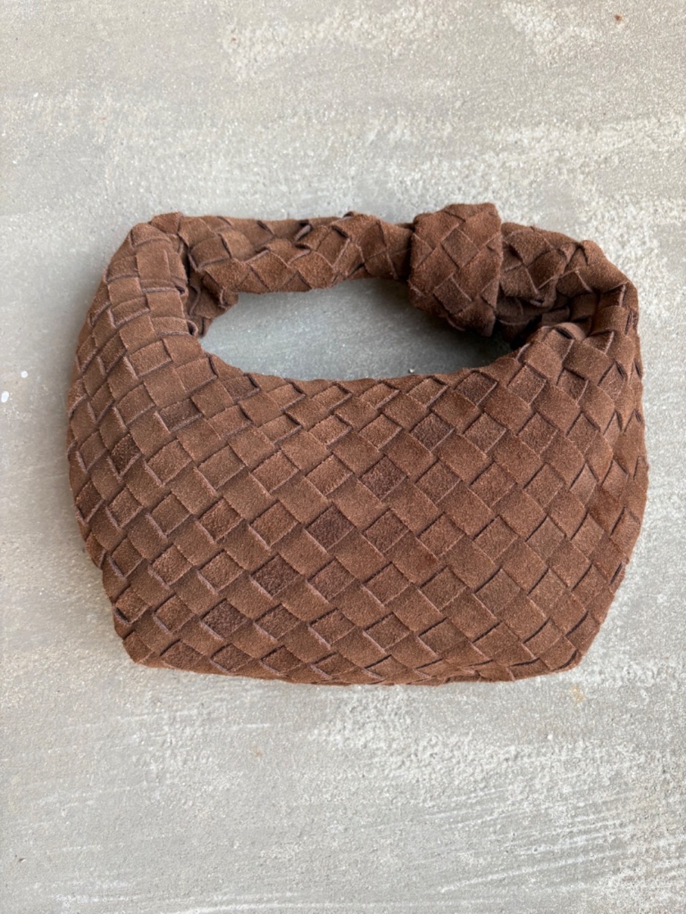 Bottega Veneta Style Genuine Leather Suede Bag - Picture 2 of 2